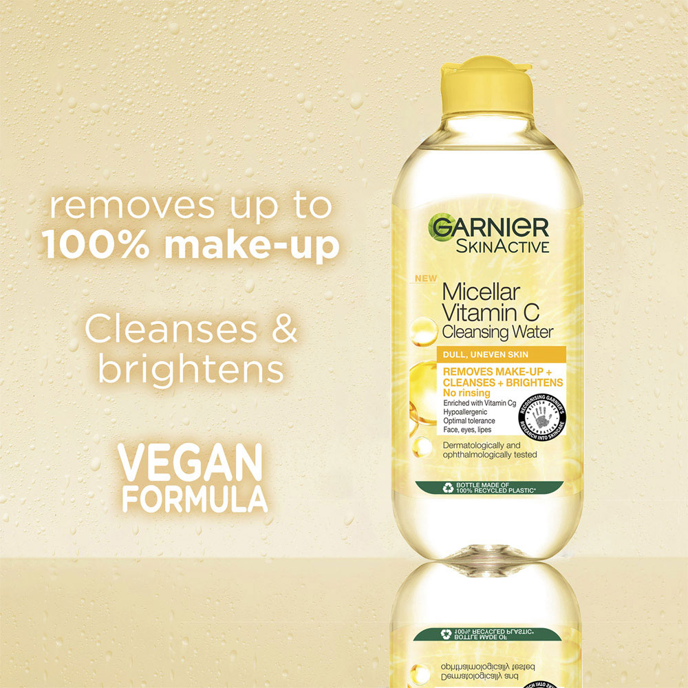 Garnier Skin Active Face Vitamin C Micellar Water 400ml Image 3