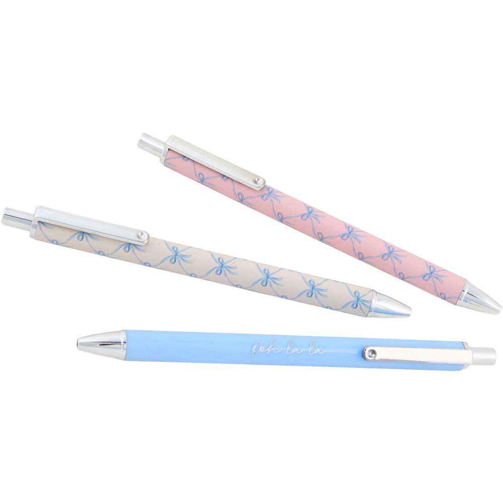 Pack of 3 Pastel Bow Pens Image 4