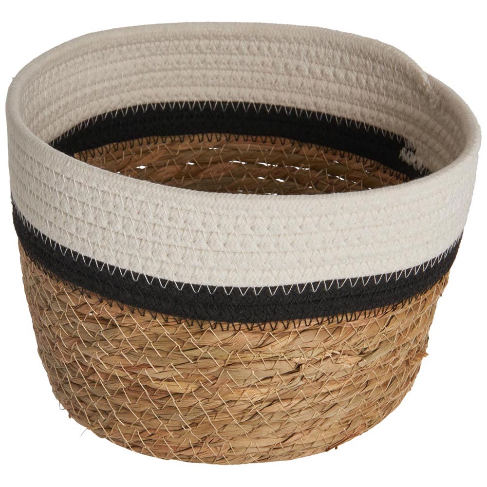 Wilko Woven Storage Baskets Set of Three Wilko