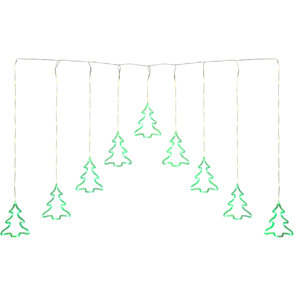 130 LED Christmas Tree Curtain Light Image 3