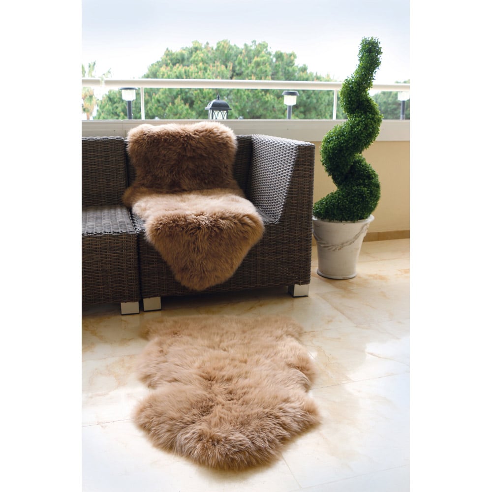 Origins Genuine Mink Sheepskin Rug Image 2