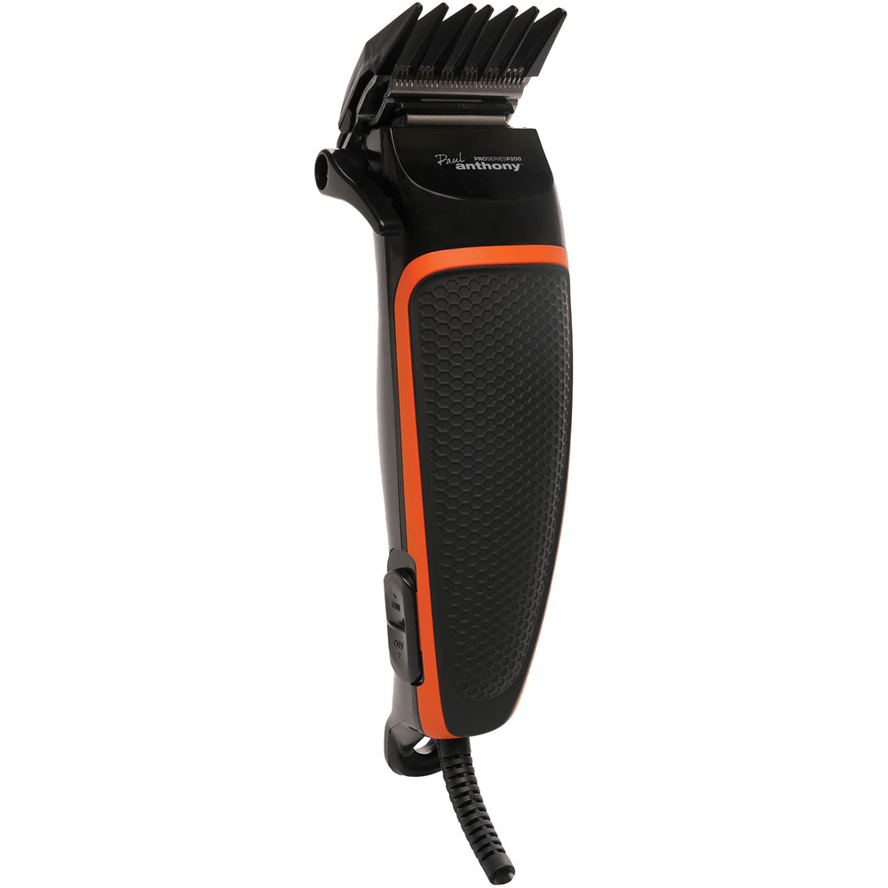 Paul Anthony Pro Series P200 Corded Hair Clipper with Interchangeable Comb Guides Image 3