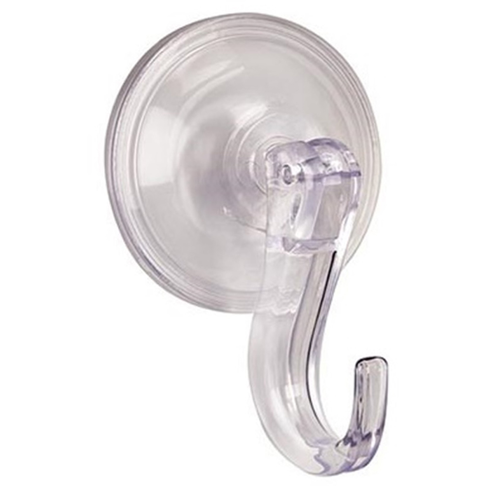 Samuel Alexander Large Clear Suction Indoor and Outdoor Christmas Wreath Hanger 7cm Image 1