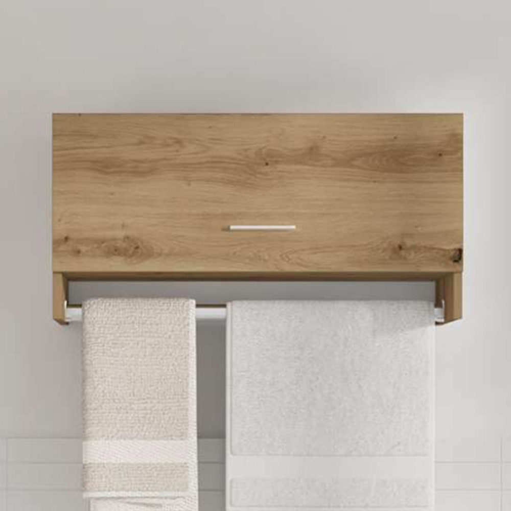 vidaXL Single Flap Door Artisan Oak Wardrobe Image 1