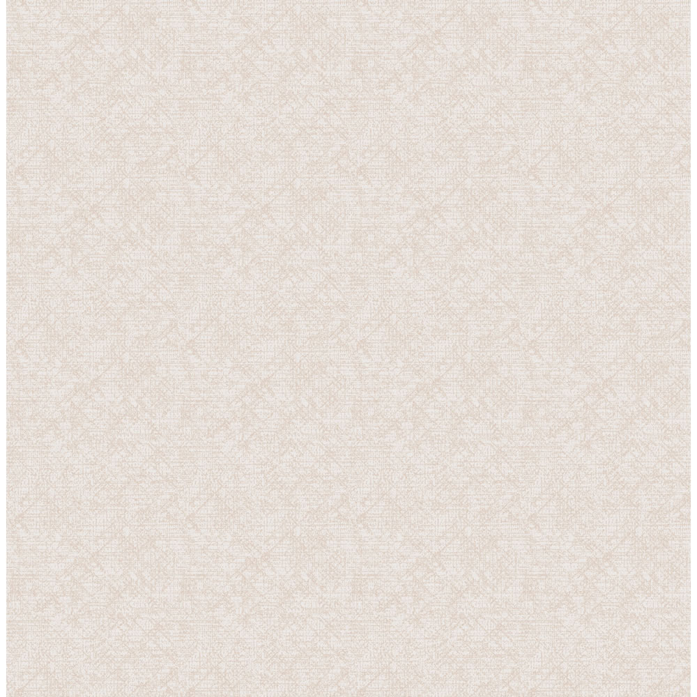 Wilko Wallpaper Woven Texture Rose Gold Image 1