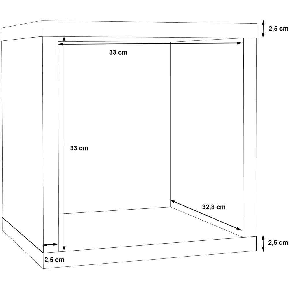 Florence Mauro Single Shelf Concrete Grey Bookcase Image 6