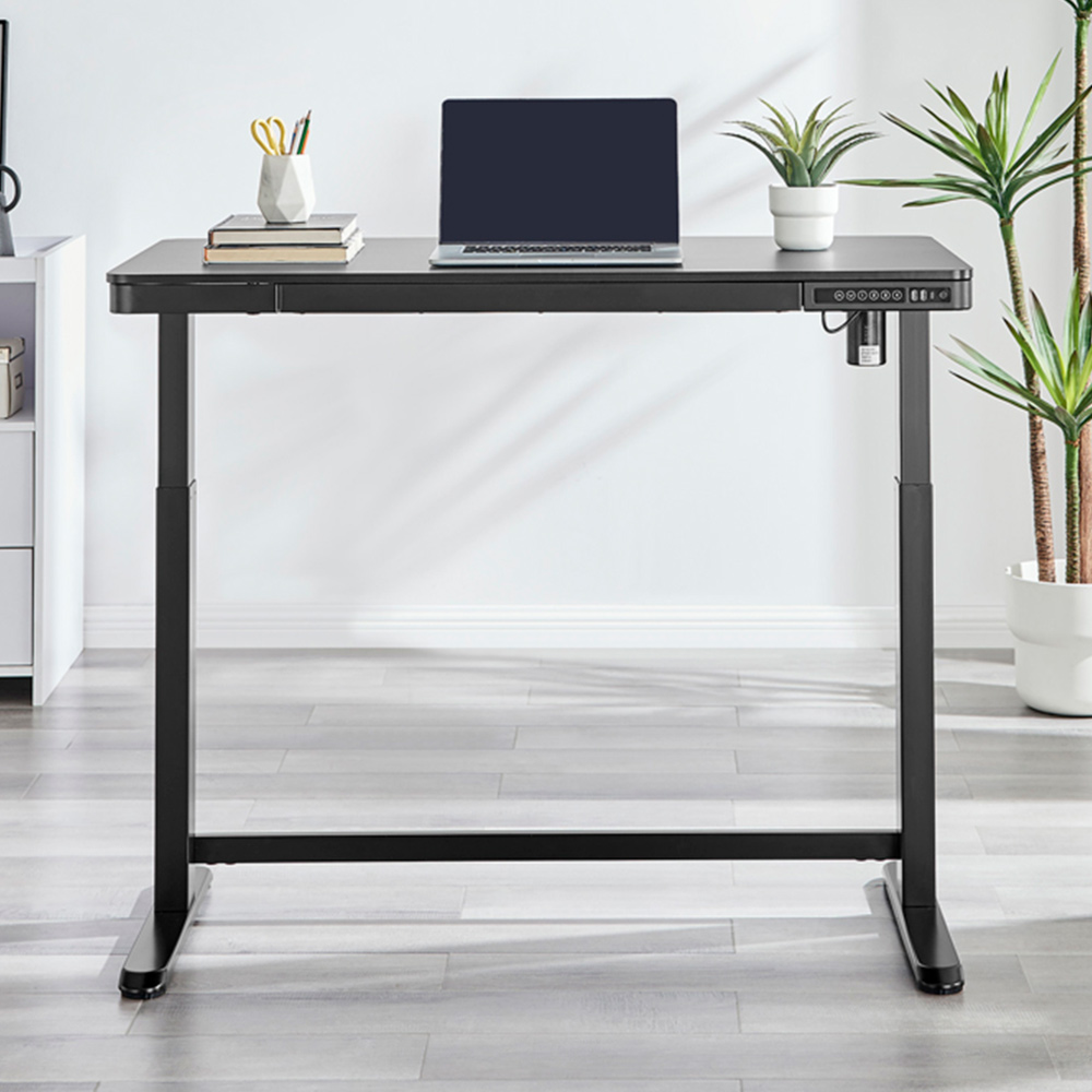 Furniturebox Scout Electric Height Adjustable Desk Black Image 8