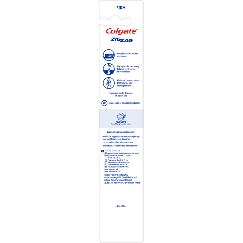 Colgate Zig Zag Firm Toothbrush Image 2