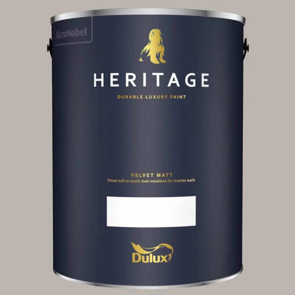 Dulux Heritage Walls and Ceilings Dusted Heather Velvet Matt Emulsion Paint 5L Image 2