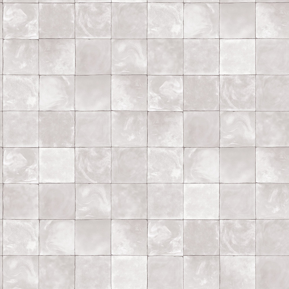 Galerie Evergreen Tile Grey Wallpaper Image 1