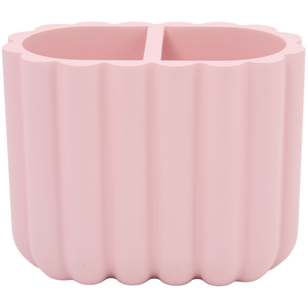 Scalloped Toothbrush Holder Blush Image 2