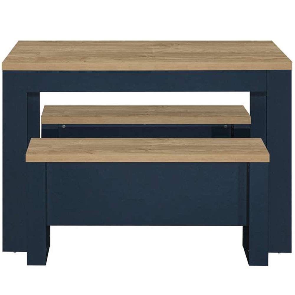 Highgate 2 Seater Dining Set Oak Image 3