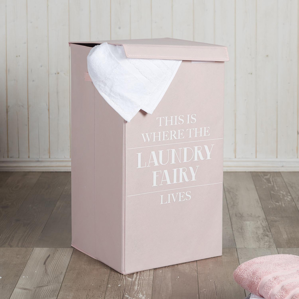 Fairy Slogan Laundry Hamper Image 2