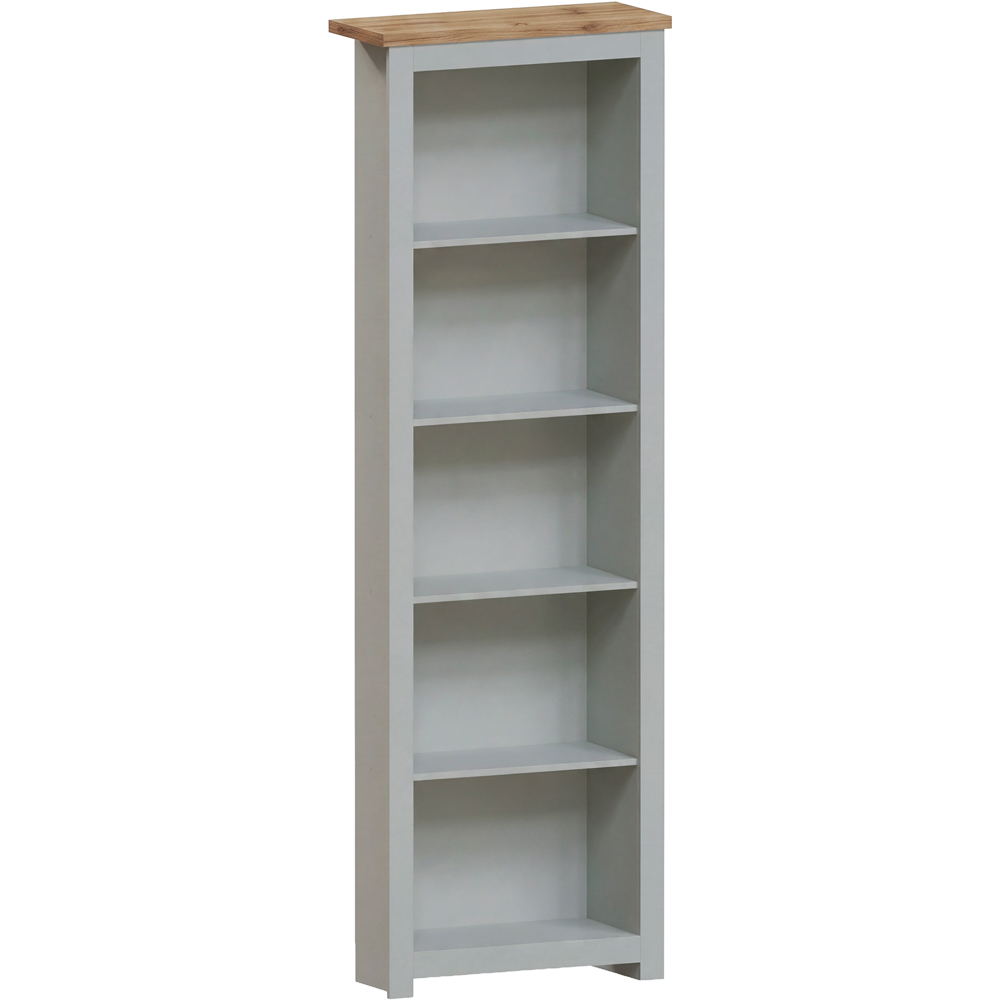 VIDA DESIGNS Arlington 5 Shelf Grey Bookcase Image 2