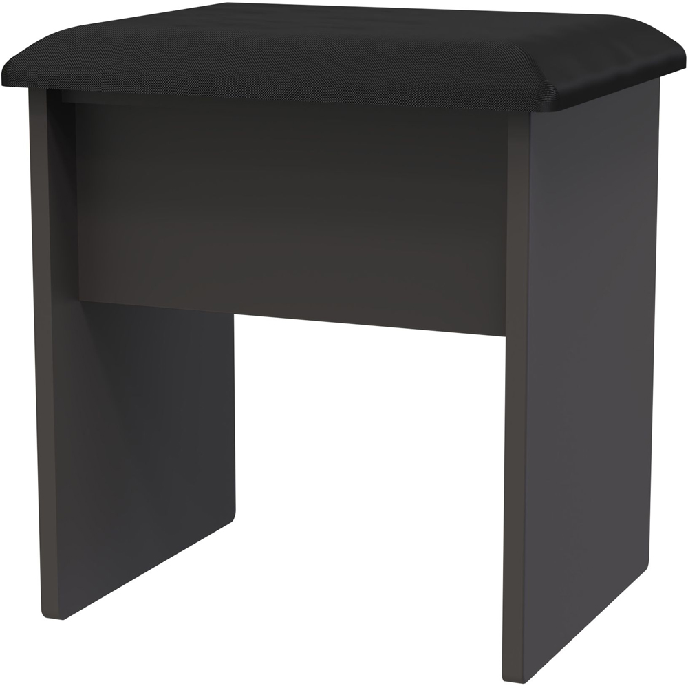 Crowndale Las Vegas Graphite Fully Assembled Stool Ready Assembled Image 2