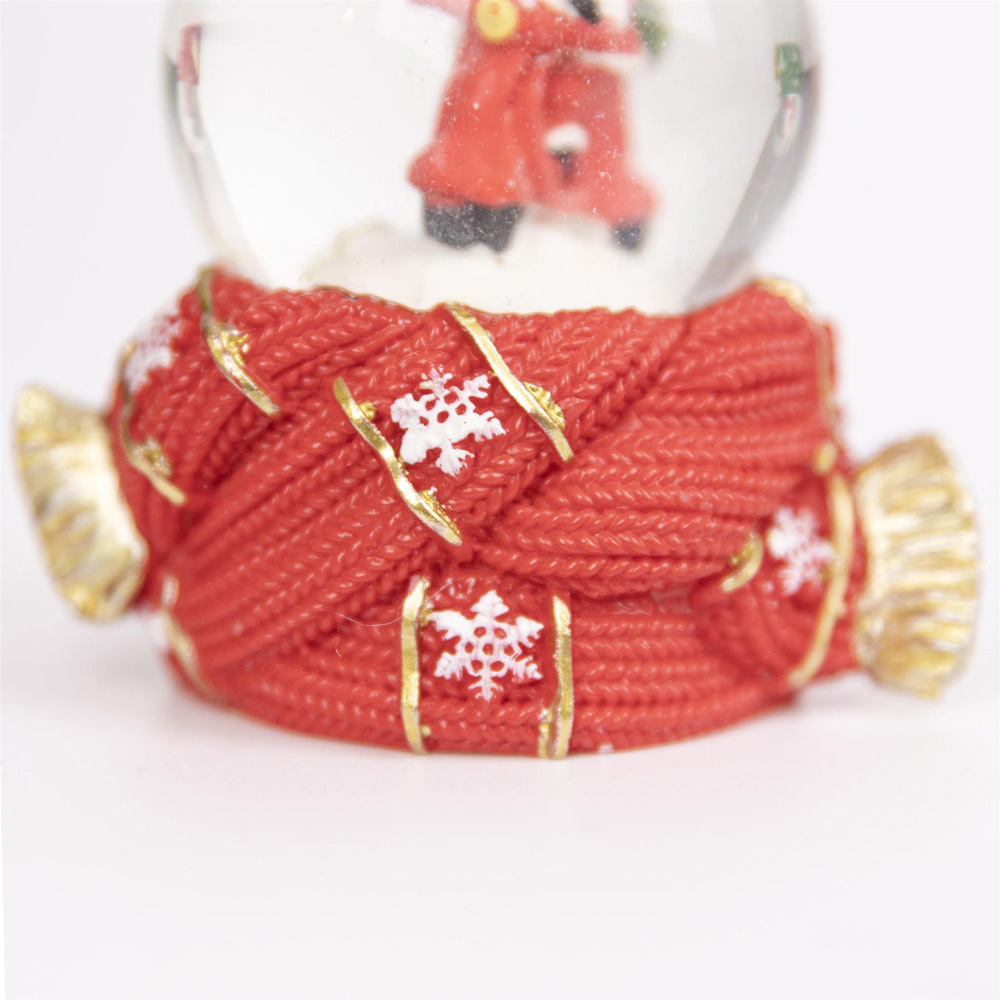Single Shatchi Christmas Mini Snowglobe Water Ball Snow Dome in Assorted Style Image 3