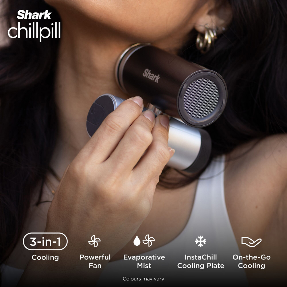 Shark Chill Pill FA022UKLV 3-in-1 Haze Portable Fan Mist and InstaChill Personal Cooling System Image 3