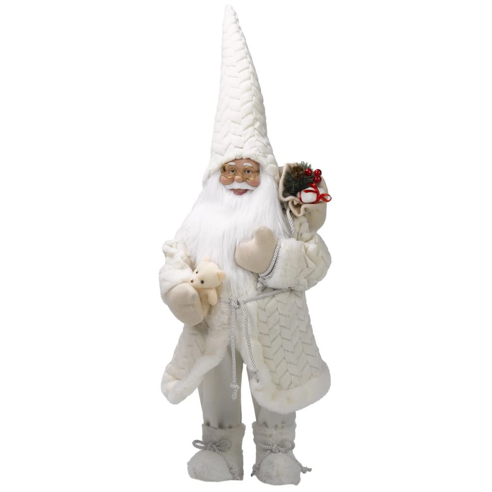 Marco Paul Cream Papa Noel Jumbo Decoration Image 1