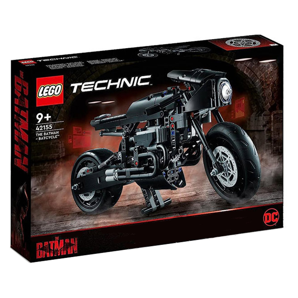 LEGO 42155 Technic The Batman Batcycle Building Toy Set Image 1