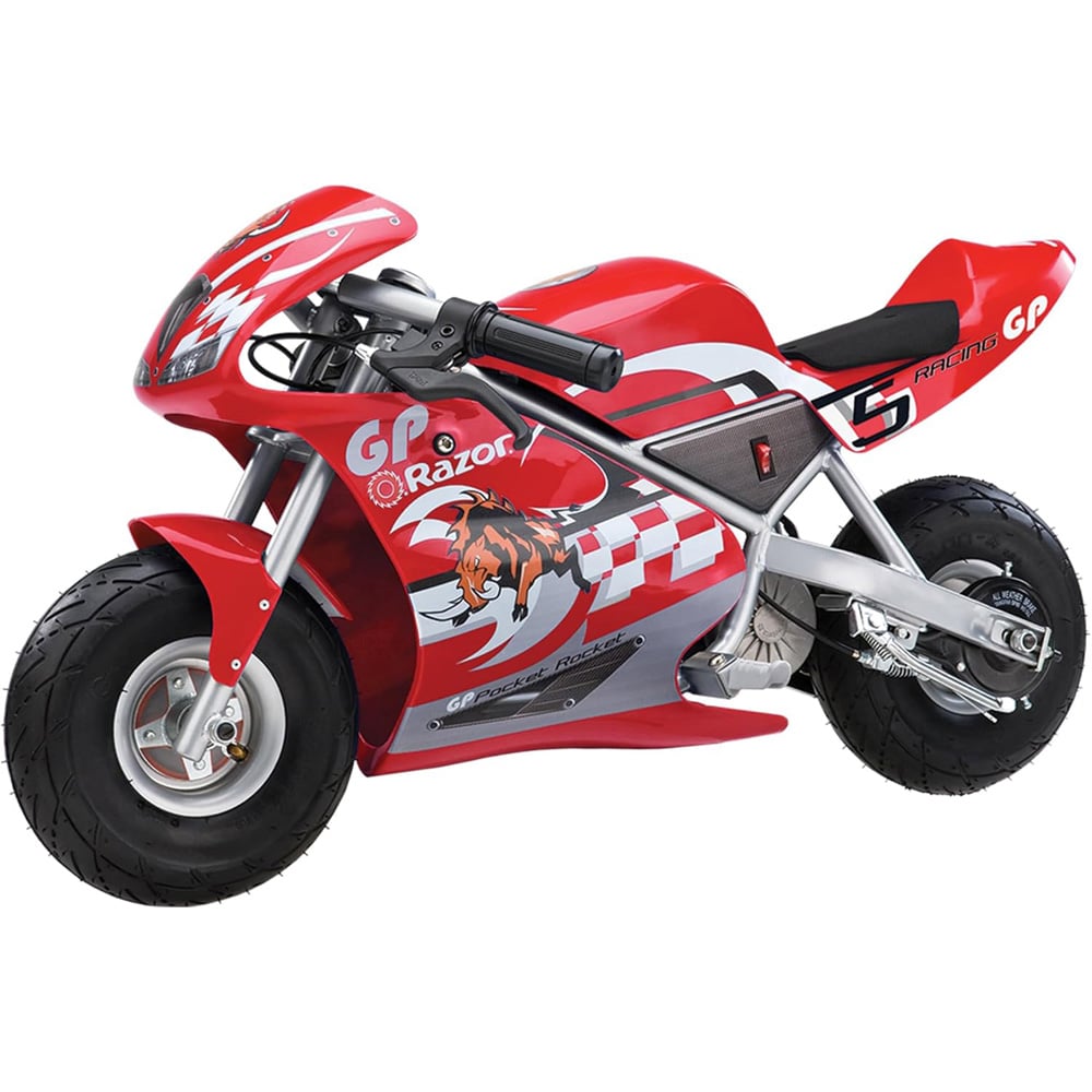 Razor Pocket Rocket 24 Volt Red Kids Bike Image 1