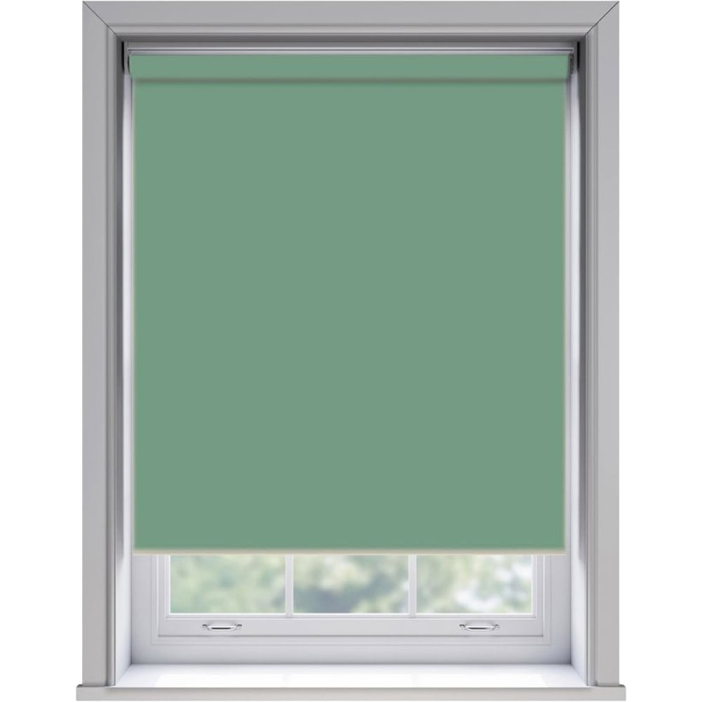 New Edge Blinds Thermal Blackout Roller Blind Basil 70cm Image 2