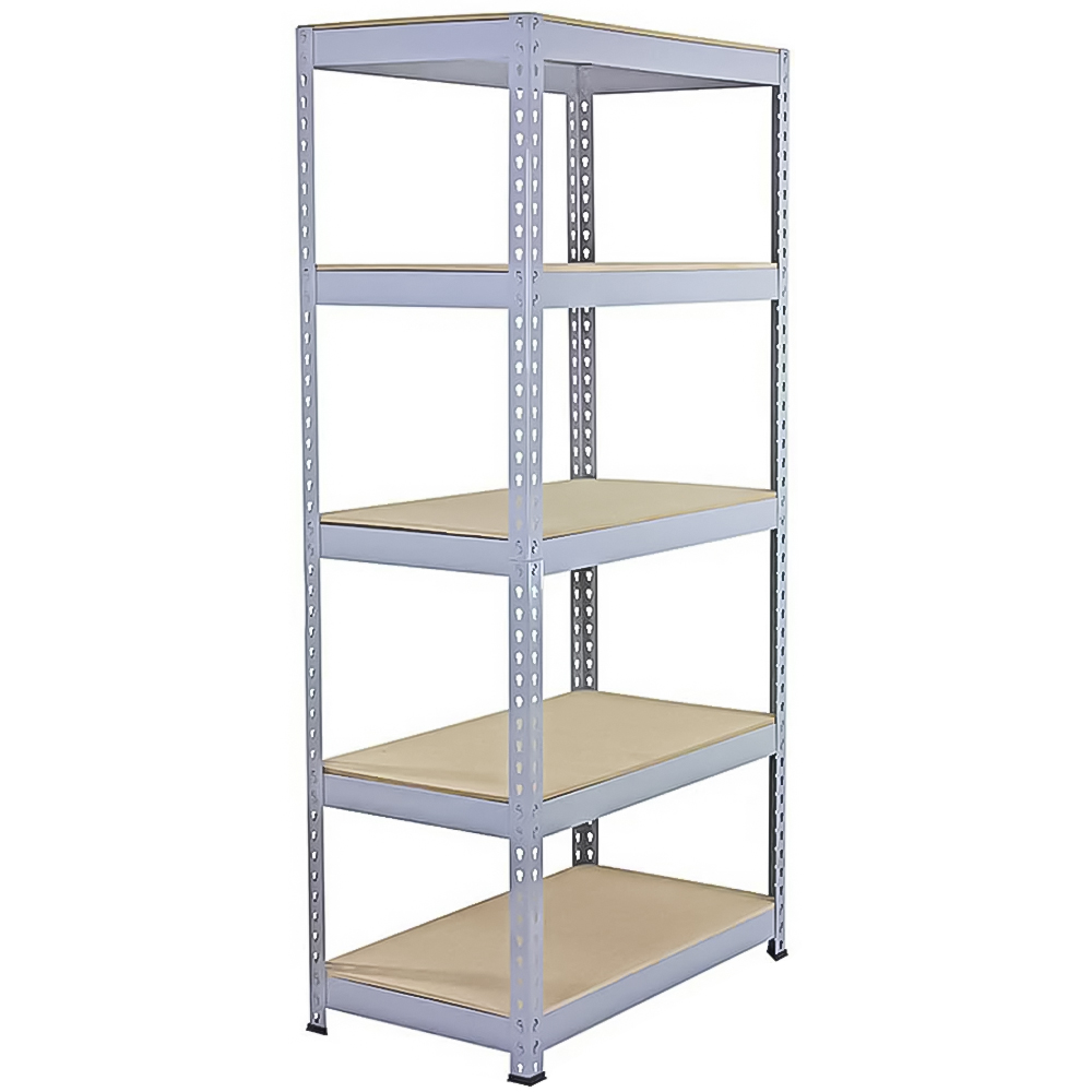 Monster Shop Q-Rax 5 Tier Grey Metal Racking Units 10 Pack Image 2