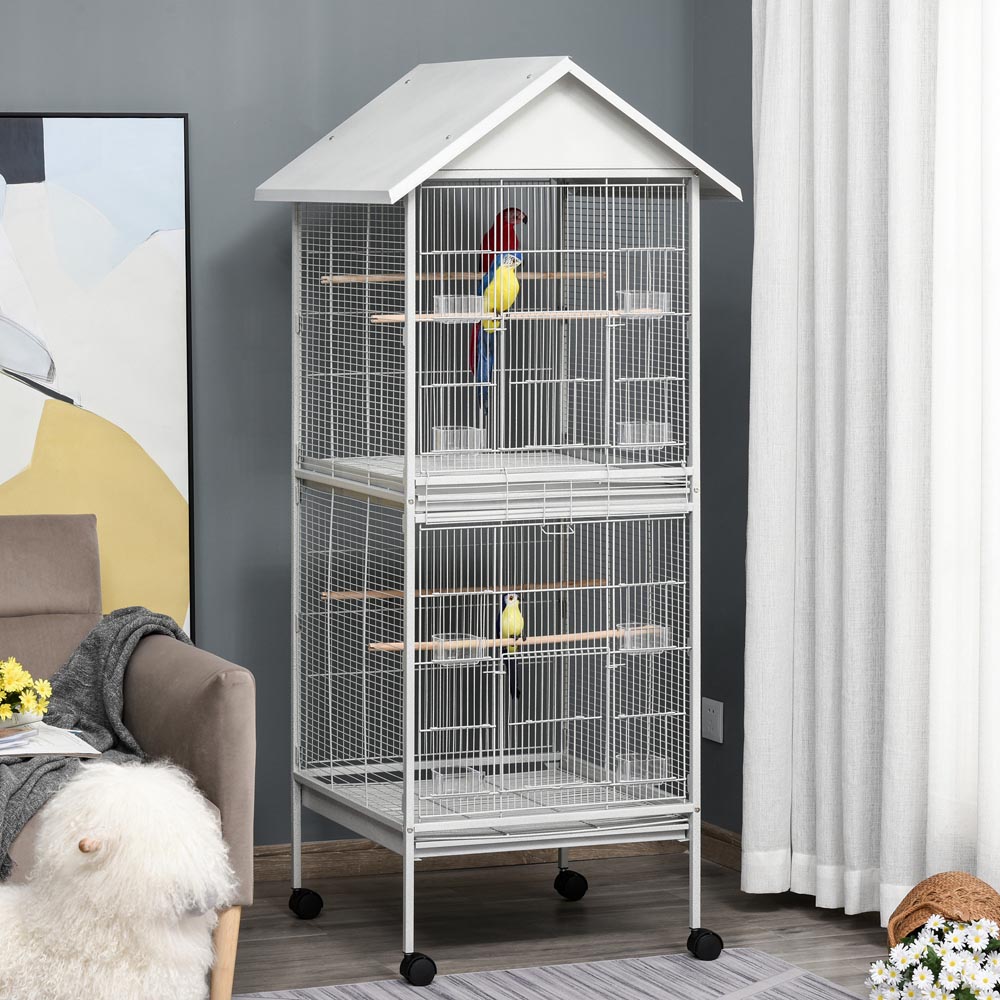 PawHut 170cm Wrought Metal Bird Cage Wilko