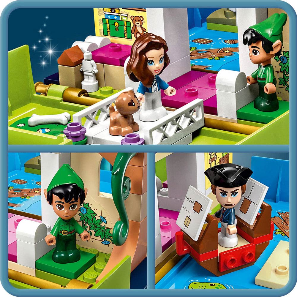 LEGO 43220 Disney Peter Pan and Wendy Classic Animation Set Image 4