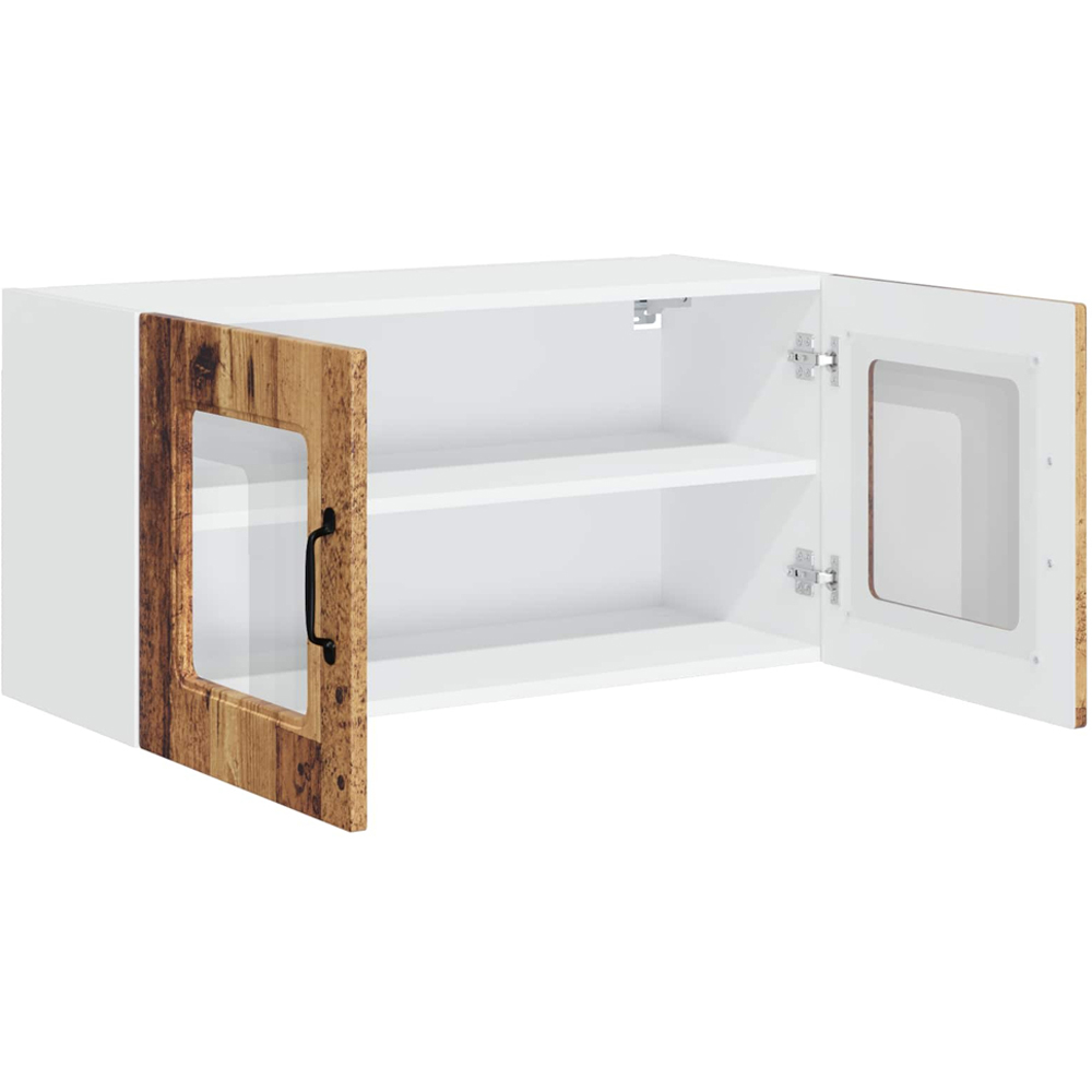 vidaXL Kalmar 2 Door Old Wood Wall Kitchen Cabinet Image 5