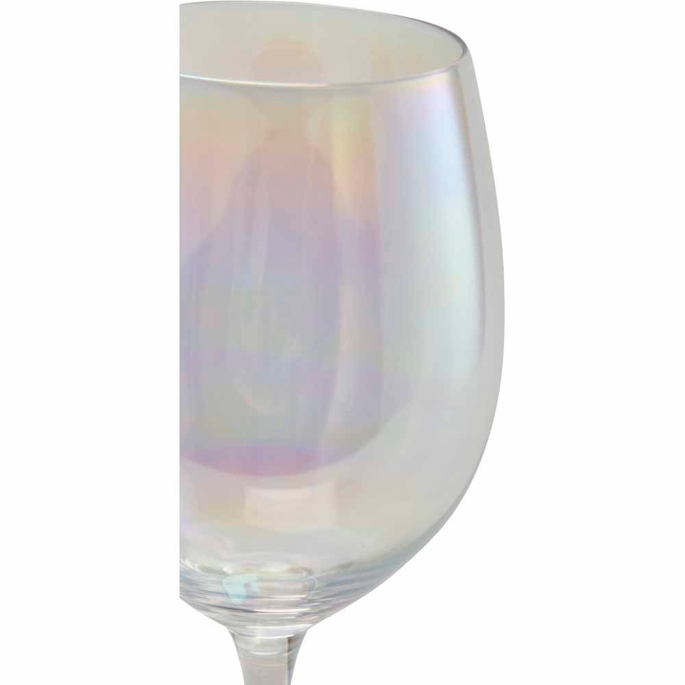 Wilko Lustre Wine Glass 4pk Image 3