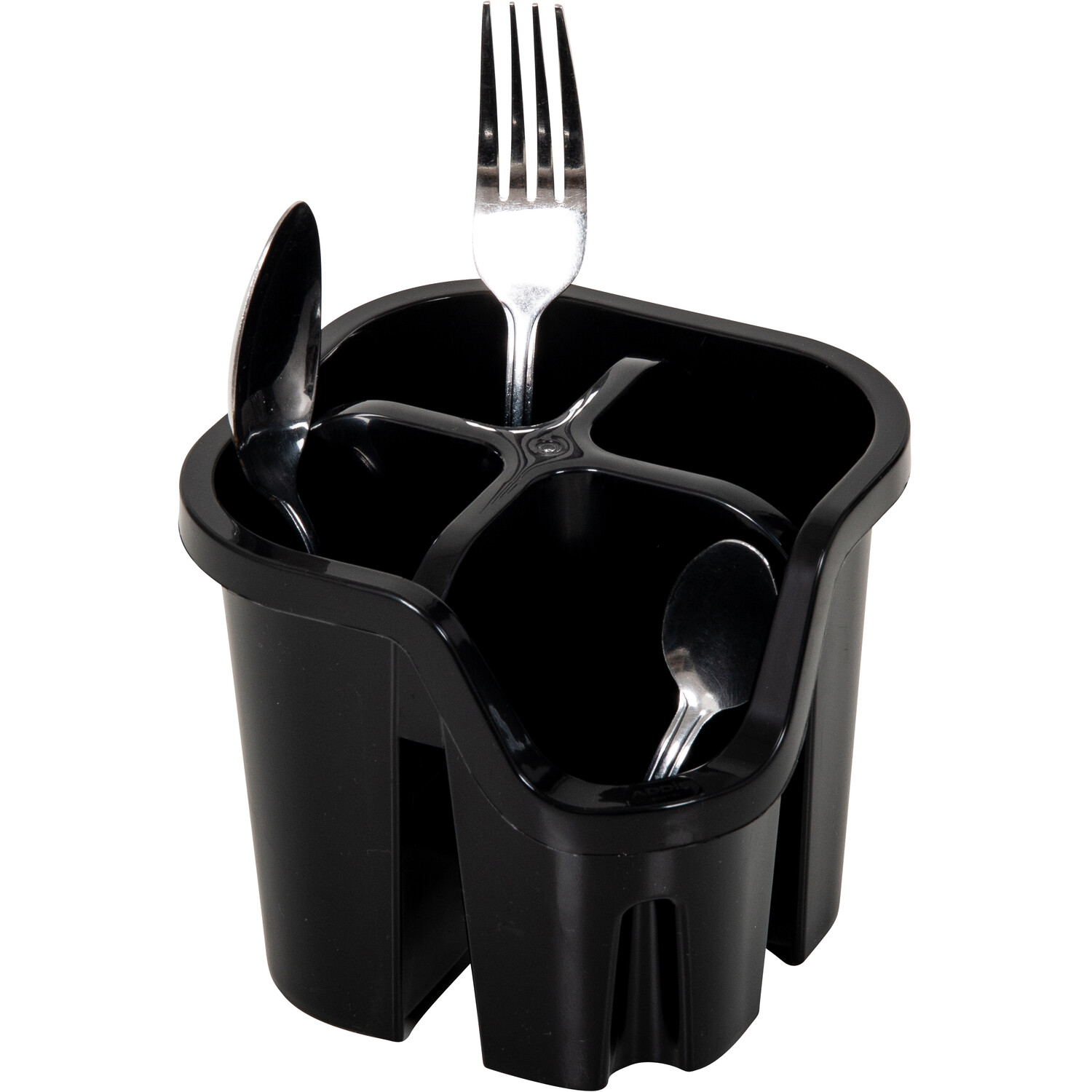 Addis 4 Compartment Cutlery Drainer Black Image 2