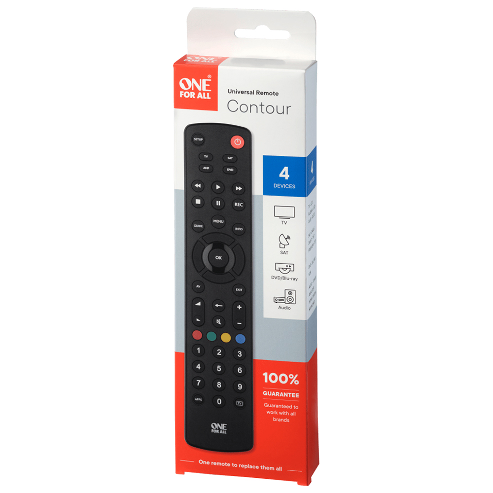 One For All Contour 4 Universal TV Remote Image 3