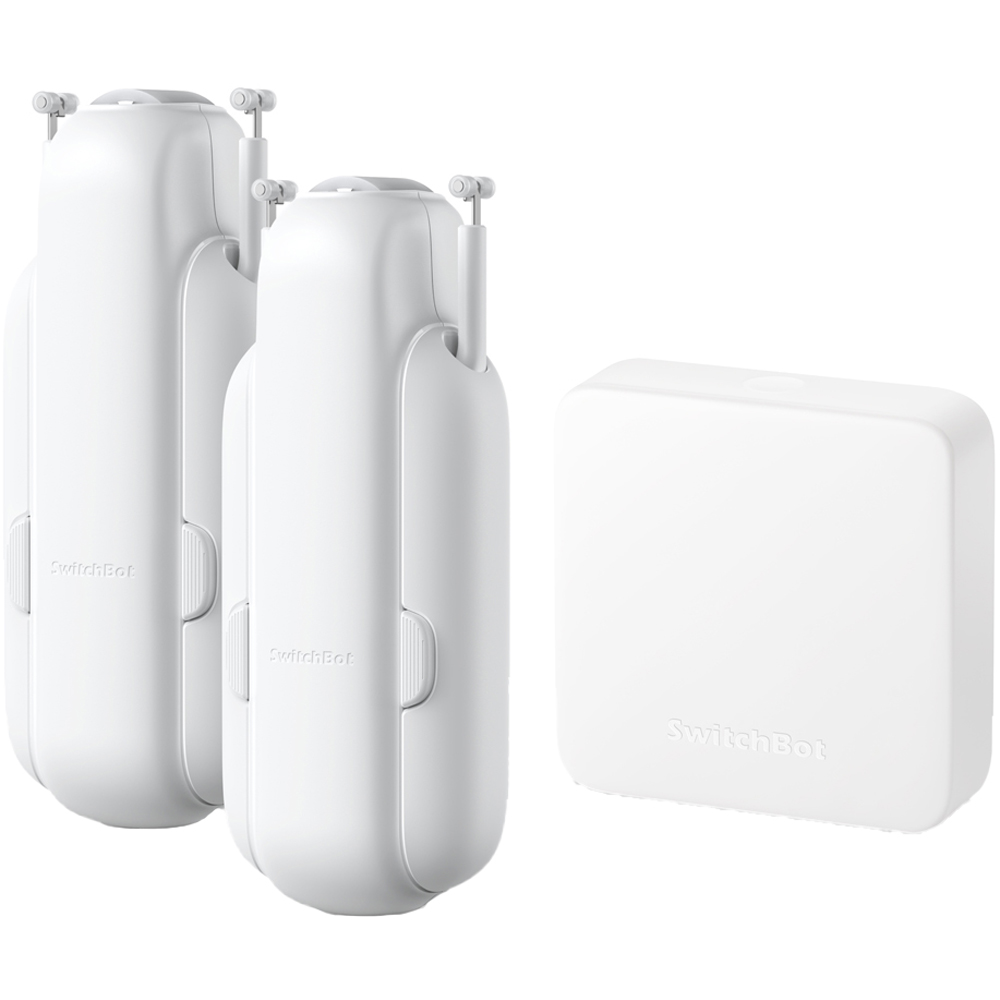 SwitchBot Curtain U Rail 3 2 Way Smart Hub Set of 2 Image 1