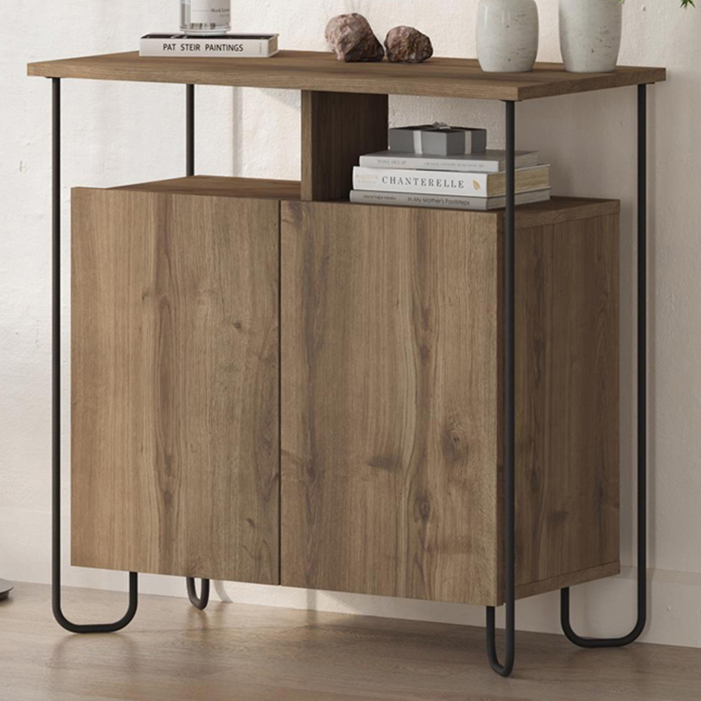 FWStyle Cornea 2 Door Dark Oak Sideboard Image 1