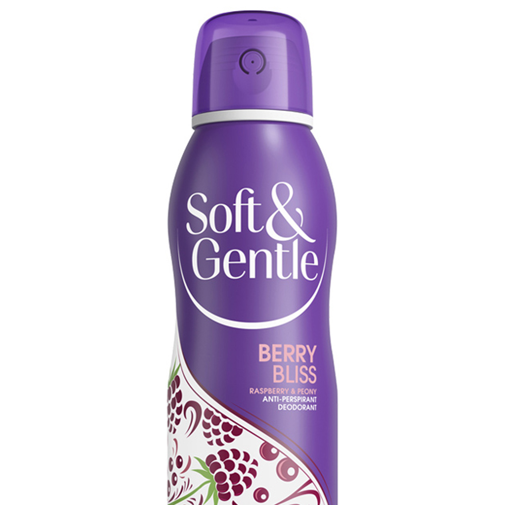 Soft and Gentle Berry Bliss Raspberry and Peony Anti-Perspirantodorant 250ml Image 3