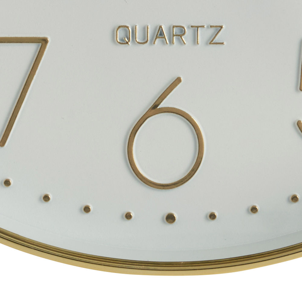 Wilko Gold Classic Wall Clock Wilko