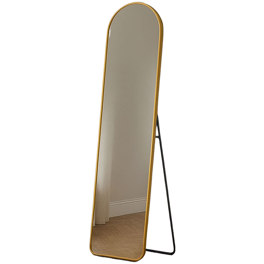 Neo Copper Metal Frame Full Length Mirror 40 x 150cm Image 1
