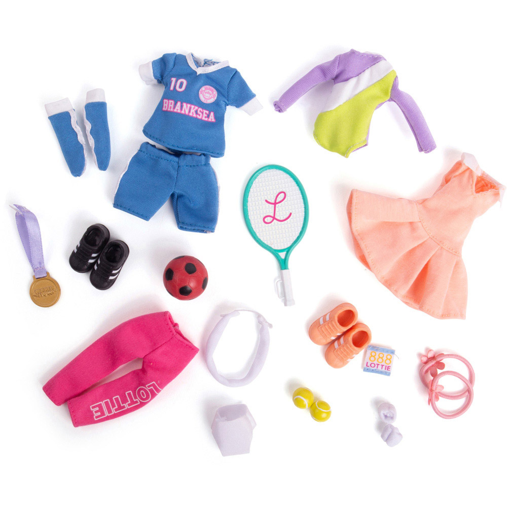 Lottie Dolls 3 Sports Club Outfits Image 1