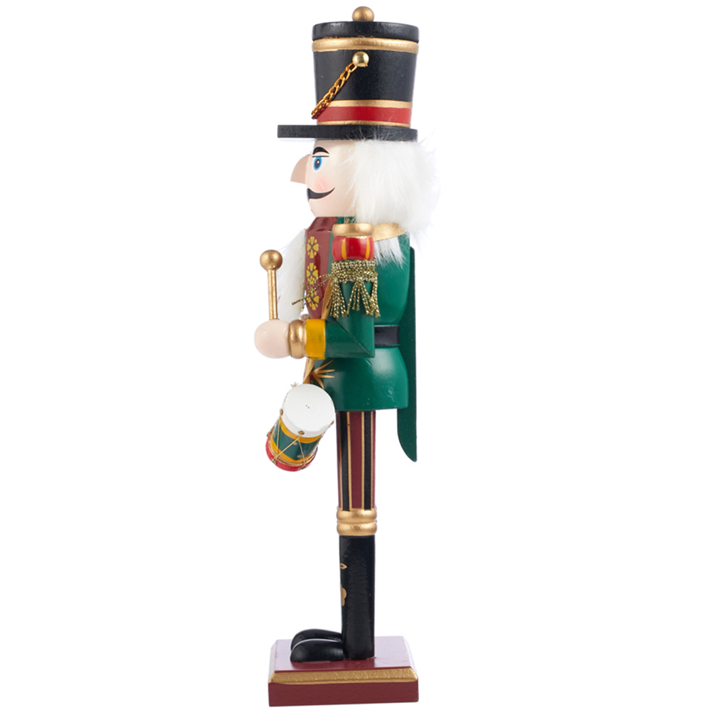 Living and Home Wooden Nutcracker Soldier Christmas Ornament Image 3