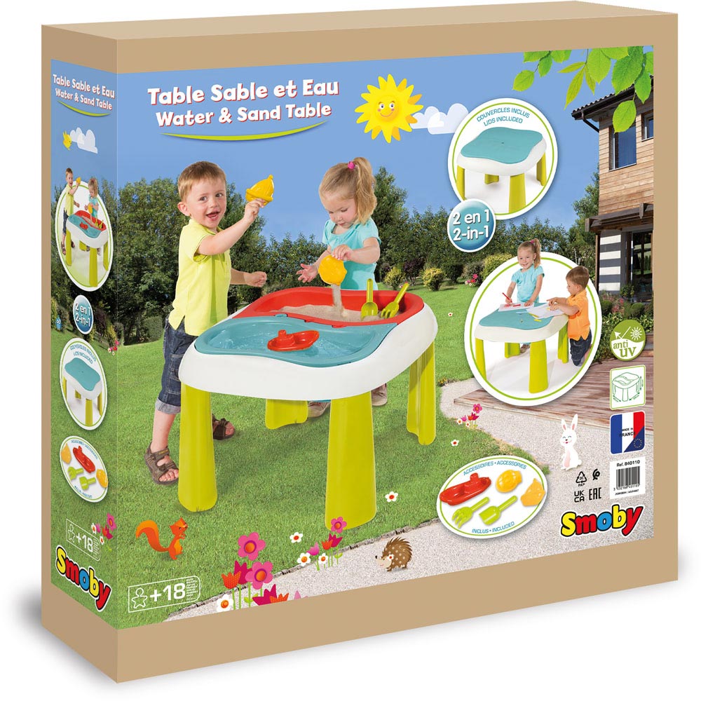 Smoby Outdoors Sand and Water Table Image 3