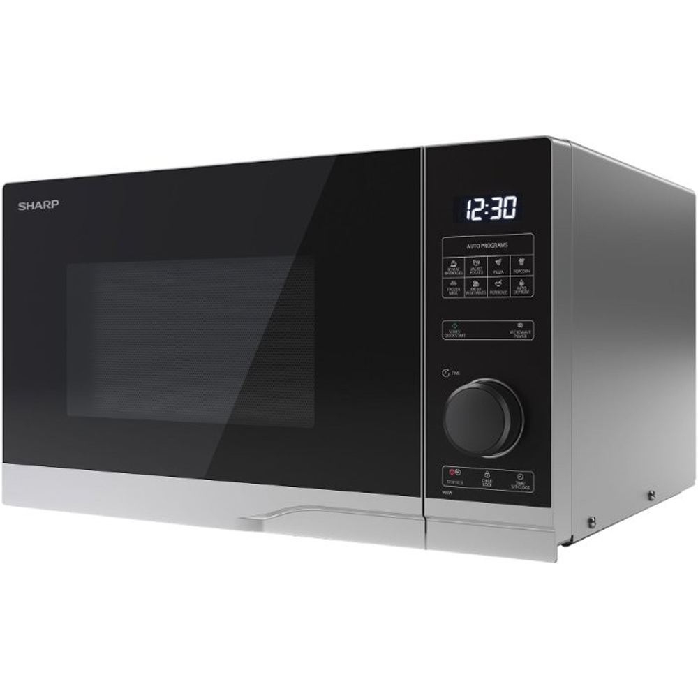 Sharp SP2541 Silver 25L Solo Digital Microwave 900W Image 4