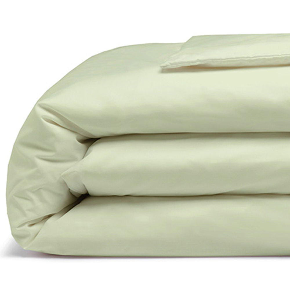 Serene Super King Olive Duvet Cover Image 2