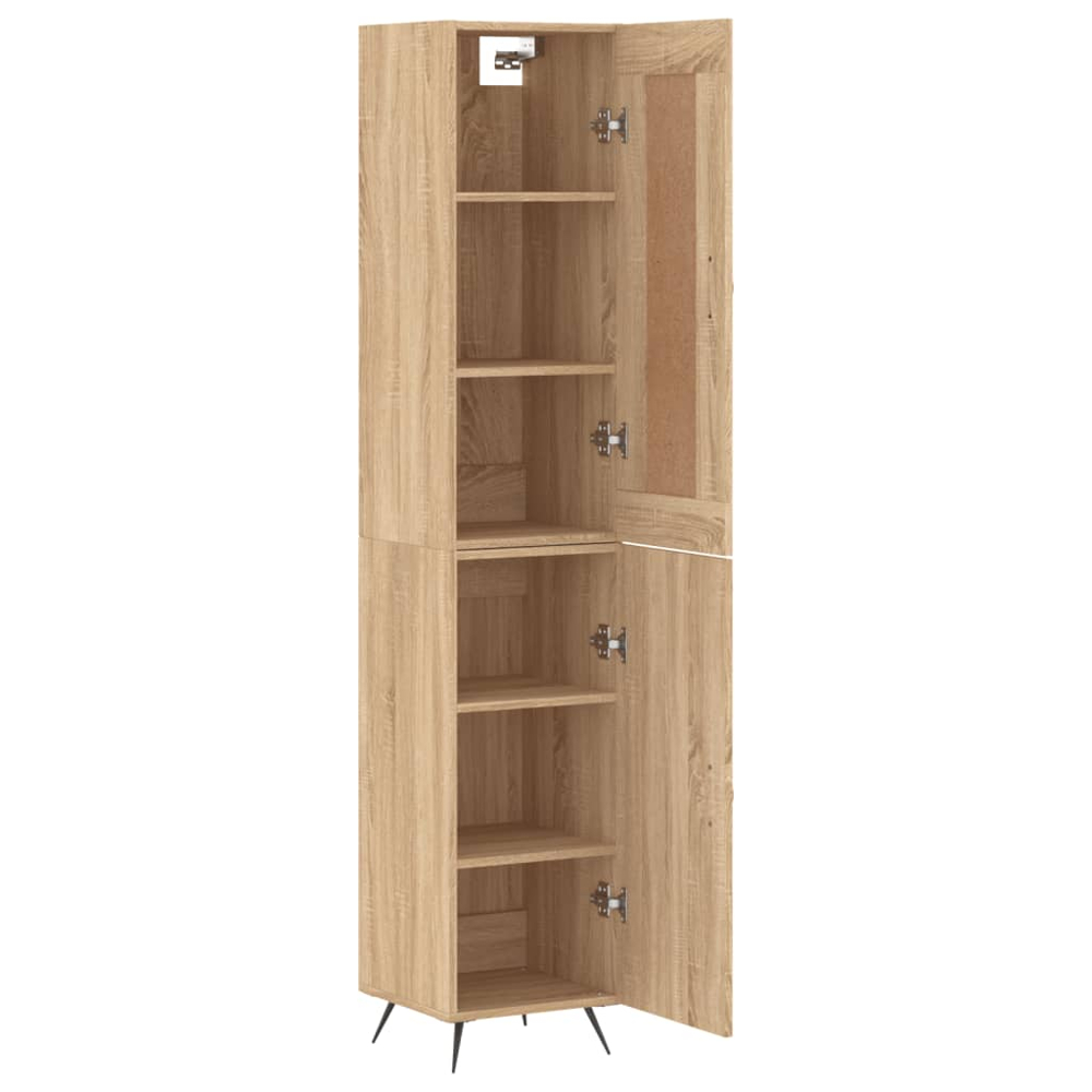 vidaXL 2 Door Sonoma Oak Highboard Image 4