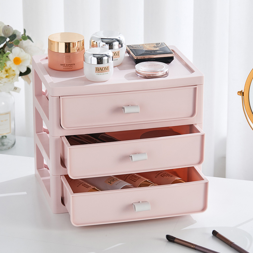 Living and Home 3 Drawer Desktop Organiser Image 2