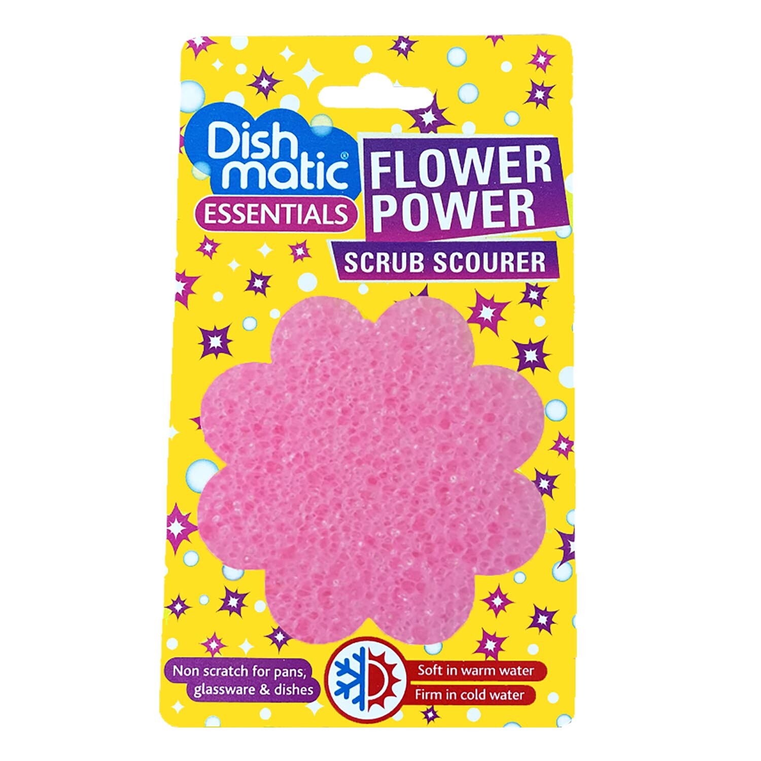 Dishmatic Essentials Flower Power Scrub Image 2