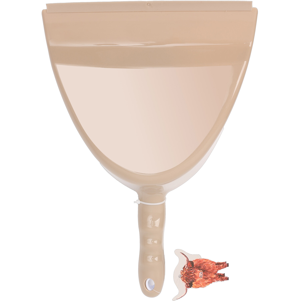 Highland Cow Dustpan and Brush Brown Image 2