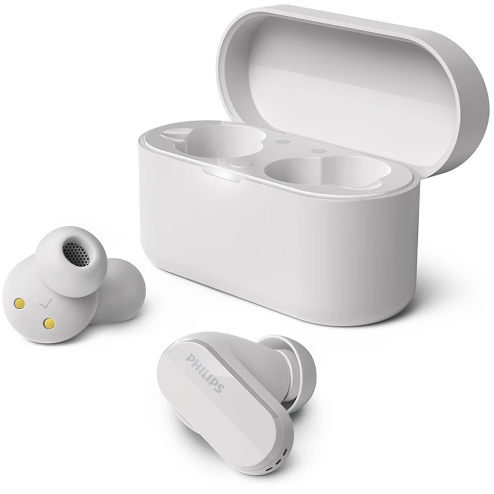 Philips True TAT3508 White Bluetooth Noise Cancelling In-Ear Headphones with Mic Image 3