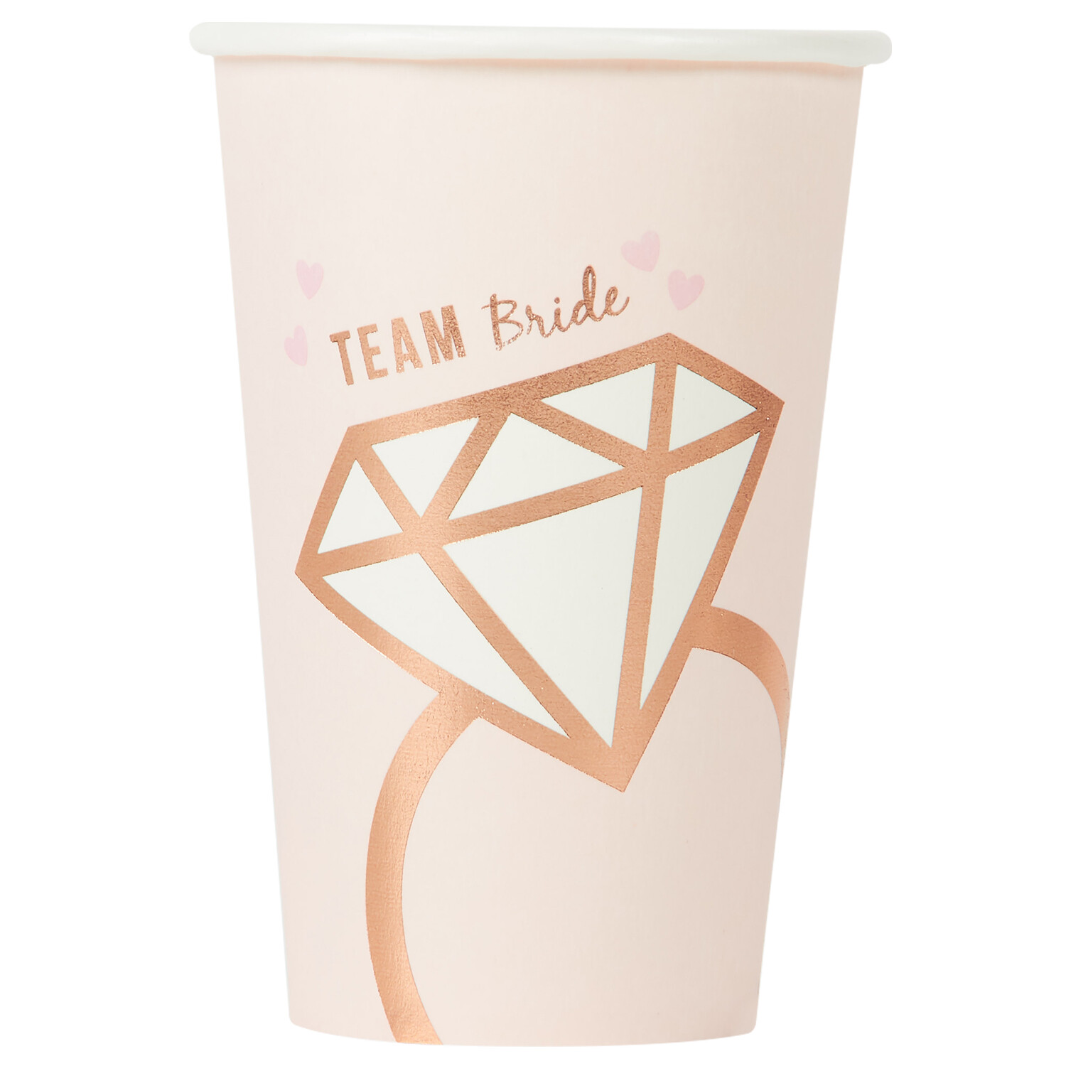 Pack of 8 Team Bride Cups - Pink Image 1