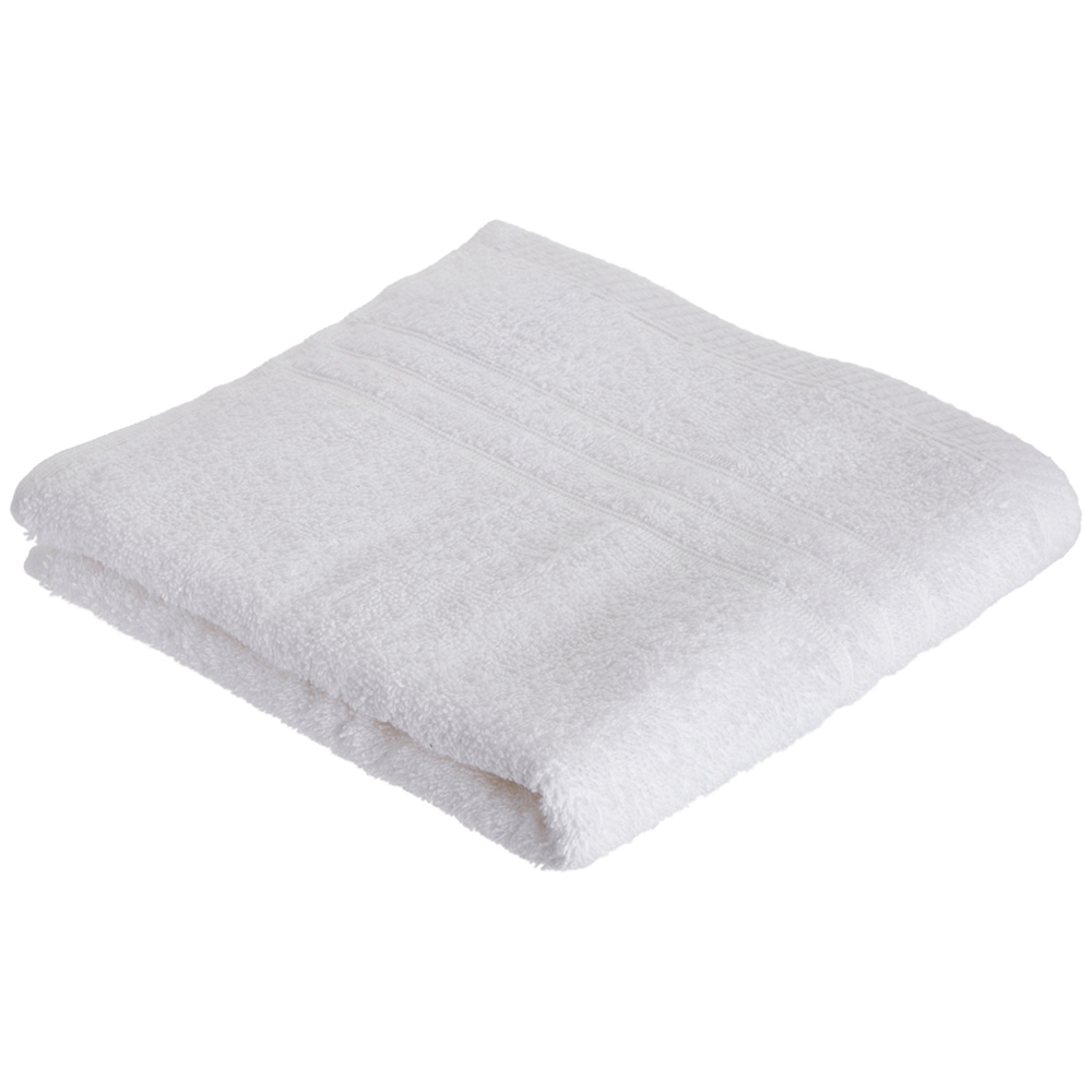 Wilko White Hand Towel Image 1