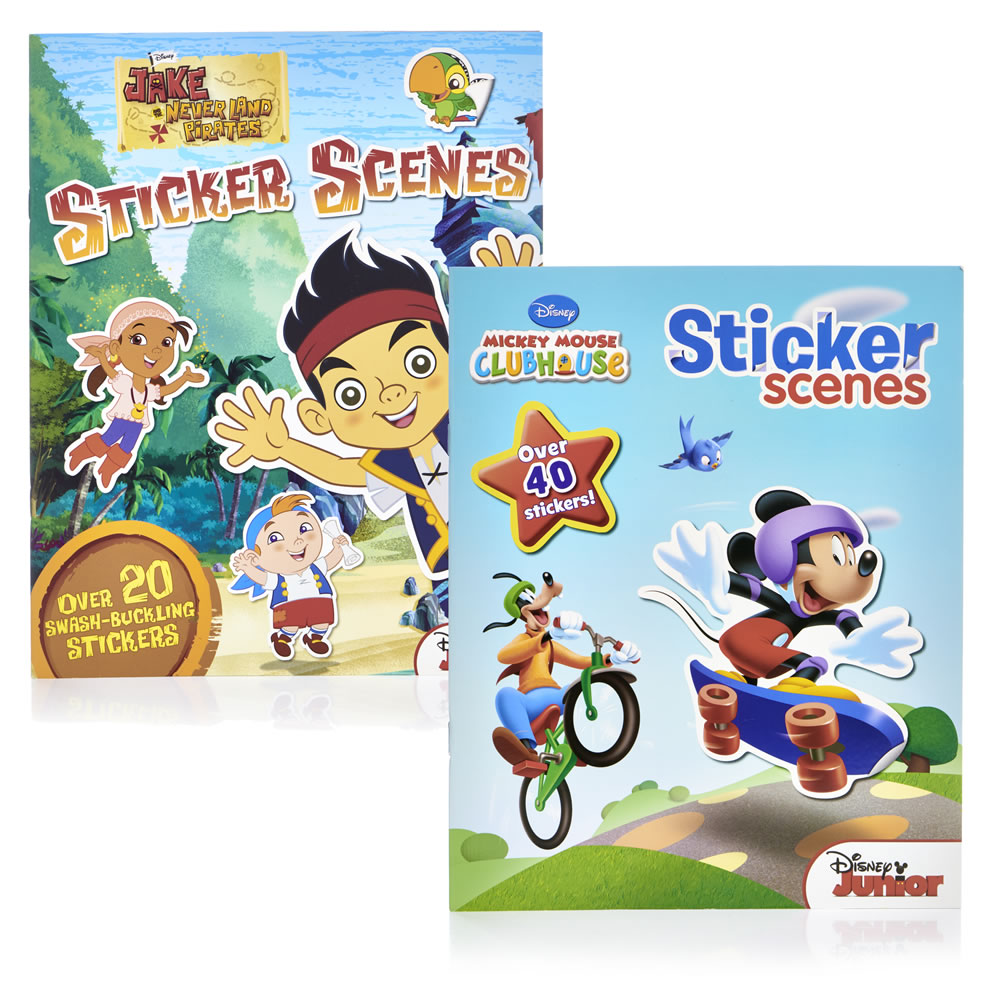 Disney Junior Sticker Scenes Book Assorted Image 1